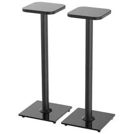 Relaxdays Lautsprecherständer im 2er Set Schwarz