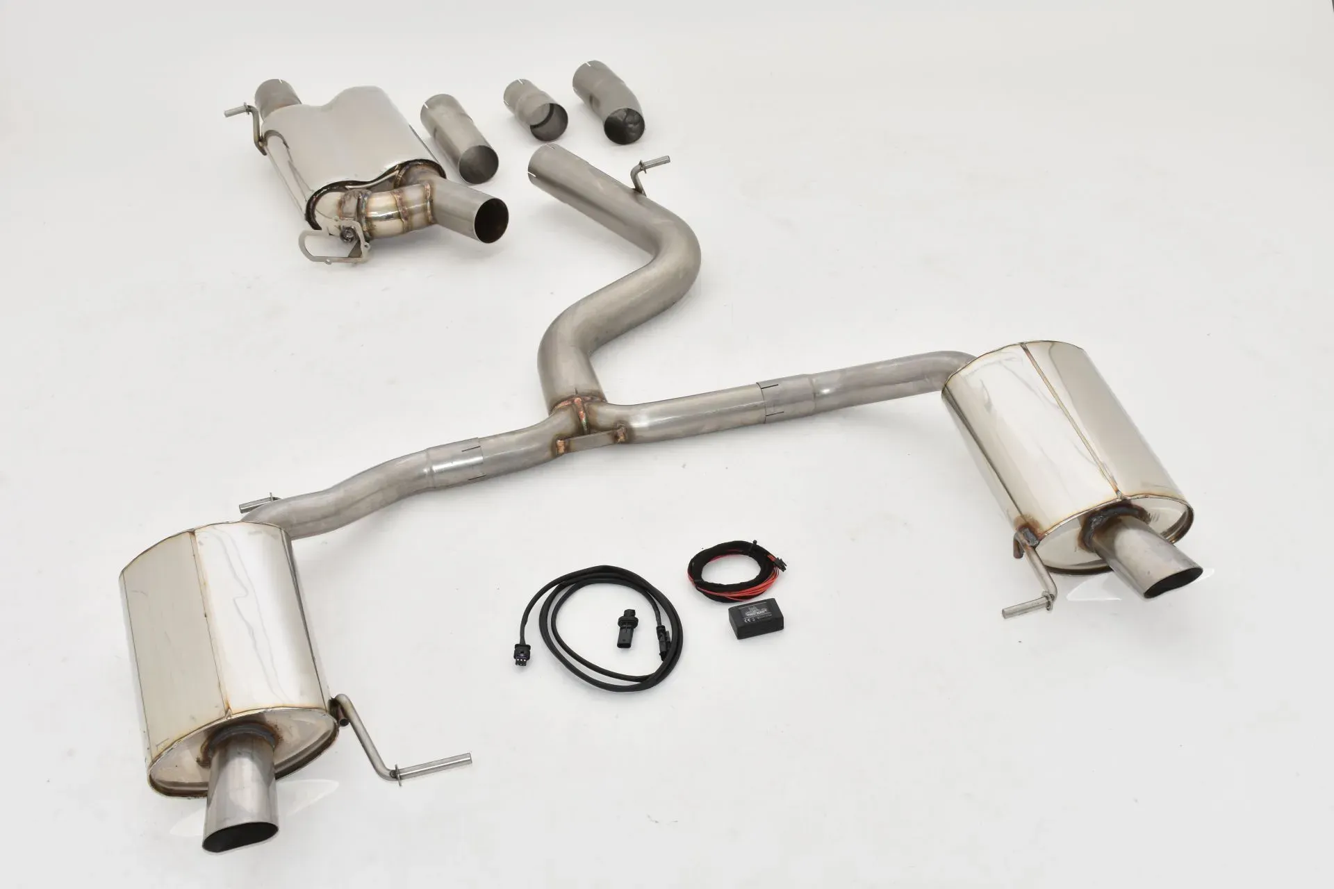 Streetbeast 76mm Duplex Sportauspuff mit Klappensteuerung für VW Arteon 3H