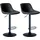 CLP 2er Set Barhocker Loft Mit 2 Tresenhockern I Stühle Mit Rückenlehne, 360° Grad Drehbar Und Höhenverstellbar I Für Küche Und Theke