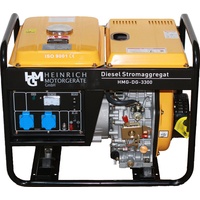 Diesel Stromerzeuger Notstromaggregat Stromaggregat 230V HMG-DG-3300 Generator
