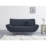 Home Affaire 2-Sitzer Saltare Kunstleder 174 x 78 x 82 cm Blau