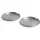 HAY Outdoor Market Speiseteller 2er Set Silber