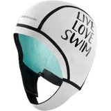 Buddyswim Neoprenmütze 2,5 mm Freiwasserschwimmen. Bonnet Men und Schwimmhaube Damen aus kälteisolierendem Neopren, einfacher Verschluss, Tauchen, Surfen und Wasserarbeiten. Badekappen für Schwimmer.