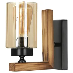 Wandleuchte in Vintage-Farbe 10x19x19cm WellHome Baikal