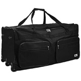 monzana XXL Reisetasche 3-Rollen 85 cm / 160 l schwarz