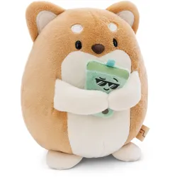 NICI Kuscheltier Hund Hiro 27cm mit Bubble Tea