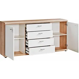 Procontour Kommode Sun BESTSELLER 150 x 74 x 35 cm Weiß / Beige