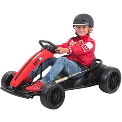 Drift-Kart SX1968, Drift-Scooter Go-Kart 700 Watt, EVA-Weichgummireifen vorne, Bremsautomatik (Rot)