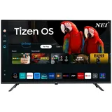 NEI 40T3K 40 Zoll Smart TV Full HD, 100 cm Fernseher, Tizen OS, Dolby Audio, HDMI ARC, Triple Tuner DVB-T2/C/S2, CI+, , Schwarz - Schwarz