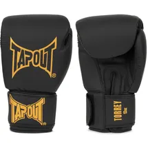 TapouT Boxhandschuhe aus Kunstleder (1Paar) Torrey Black/Gold 08 oz
