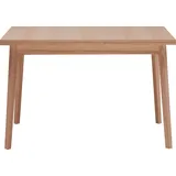 Hammel Furniture Esstisch HAMMEL FURNITURE "Basic Single, schnell innenliegende Einlegeplatten ausziehbar" Tische Gr. B/H/T: 120cm x 76cm x 80cm, Auszugsplatte, beige (naturfarben) 120(220)x80 cm, Melamin Massivholz, stabiler dänische Design Tisch