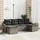vidaXL Garten-Lounge-Set 6-tlg. grau