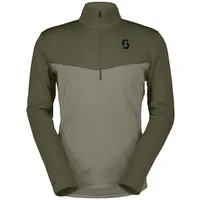 Scott Defined Light Fleece Mit Halbem Reißverschluss - Douglas Green / Dust Grey - L