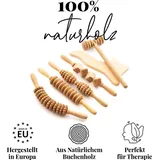 TUULI Maderotherapie Holz Set Massagegerät Roller Cellulite Lymphdrainage Gerät