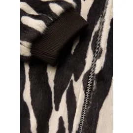 STREET ONE Fake Fur Zebra Blouson deep roast brown 36