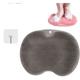 Shower Foot & Back Scrubber, Cleaner Massager Mat, Massage Pad, Foot Scrubber, Shower Cleaner Exfoliation, Acupressure Cleaner Foot Massager (F)