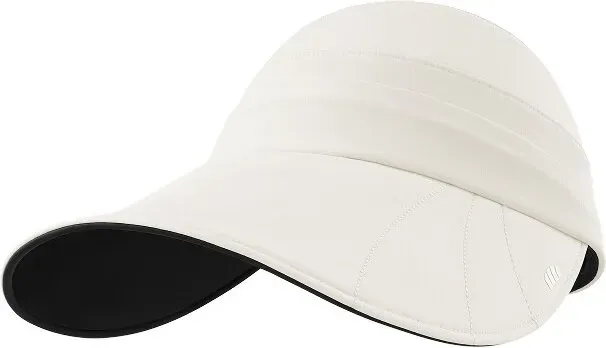 Beneunder BM53024, Damen-Sportkappe mit extrabreiter Krempe, atmungsaktiv und bequem, Weiß
