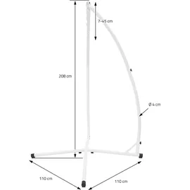 ML-Design Hängesesselgestell Weiß