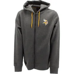 Pullover Split Hoodie jacke Minnesota Vikings in Grau S