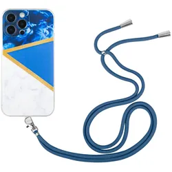 Hülle Handy Schutz für Apple iPhone 12 Pro Handykette Case Cover Bumper Etuis