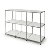 Floordirekt Concept Epure MK-018 Standregal 116 x 40 x 82 cm Weiß