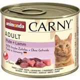 Animonda Carny Adult Katzenfutter für erwachsene Katzen, Dose Nassfutter für ausgewachsene Katzen, Pute + Lamm, 6 x 200 g