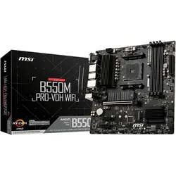 MSI B550M PRO-VDH WIFI - Motherboard - micro ATX - Socket AM4 - AMD B550 Chipsat