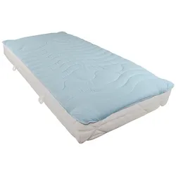 BeCoBeCo Sommer-Winter Unterbett 2 in 1 Matratzenauflage, kuschelweich und angenehm kühlend100 x 200 cm