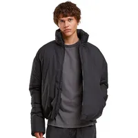 Build Your Brand Oversized Daunenjacke - Pale Olive -