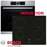 Induktion Herdset Bosch Elektro Autark Backofen + Induktion Kochfeld 60cm Neu