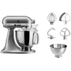 KITCHENAID Küchenmaschine 5KSM175PSE, contour silber, B:24cm H:36cm T:37cm, Küchenmaschinen, mit Zubehör im Wert von ca. 112,-€ UVP