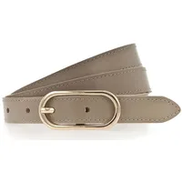 TAMARIS Slim Belt Leder Taupe 115