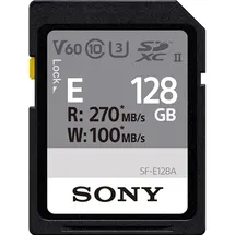 Sony SF-E128A 128 GB Cl10 UHS-II U3 V30 270/100 MB/s