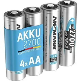Ansmann Mignon AA 2700 mAh 4 St.