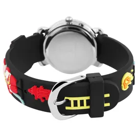 Excellanc Kinder Armbanduhr Lenny Lenny, silberfarbig, Mineralglas - Silber/Schwarz