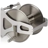 Relaxdays Schlauchtrommel 0,4 m silber