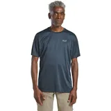 Jack Wolfskin Tech Kurzarm-t-shirt - Midnight Sky - L