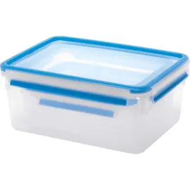 Emsa Clip&Close rechteckig Aufbewahrungsbehälter-Set, 3-tlg. blau 508567