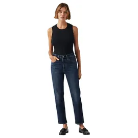 Levi's Damen Jeanshose 501 Crop High Rise, Straight Fit, Blau (Apply Now), W26/L26