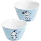 UNITED LABELS The Peanuts Müslischale Snoopy Blau 500 ml