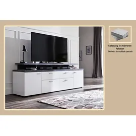 Home Affaire Mood TV-Lowboard 180 cm weiß/Beton Optik