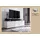 Home Affaire Mood TV-Lowboard 180 cm weiß/Beton Optik