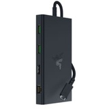 Razer USB-C Dock - Schwarz - 4K, 2xUSB-C, 4xUSB-A, Ethernet, HDMI, 3,5mm Klinke