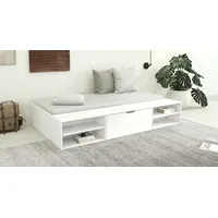 Home Affaire Stauraumbett »Cavan, Jugendbett, Podestbett, Futonbett, Made in...