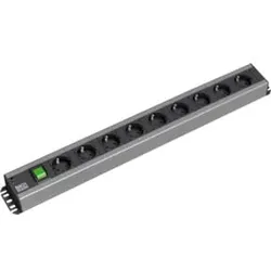 Bachmann Handwerkerleiste 9fach mit Schalter, 2m Zul 300.004