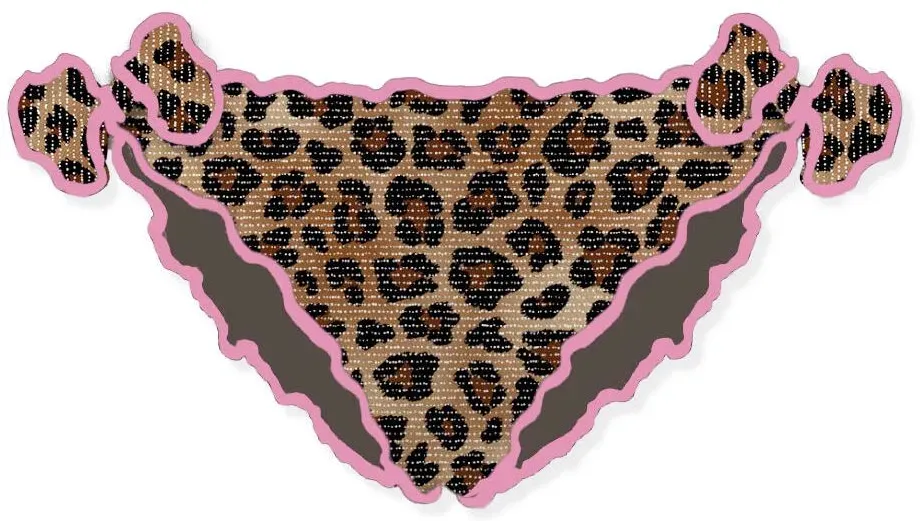 MC2 Saint Barth Cric Frou Frou Slip lurex classic leo 11 (00520L) 2 yrs