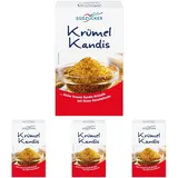 Südzucker Krümel Kandis Braun, 0,5 kg (Packung mit 4)