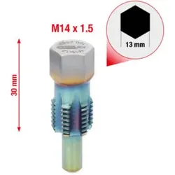 KS Tools Gewindeschneider mit Führungsbolzen für Temperatursensoren, M14x1,5