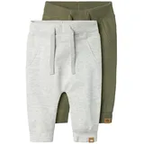 NAME IT 2er-Pack Jogginghose in Light Grey melange), | Gr.: 92