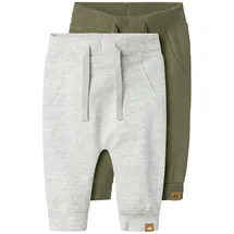 NAME IT 2er-Pack Jogginghose in Light Grey melange), | Gr.: 92